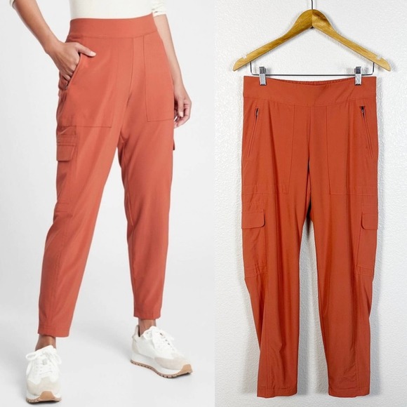 Athleta Pants - Athleta Women’s Chelsea Cargo Lined Pant in Etruscan Red Size 6